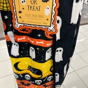Halloween Velvet Plush Throw Blanket